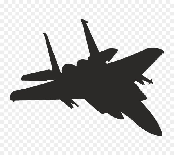 Силуэт боевого самолета