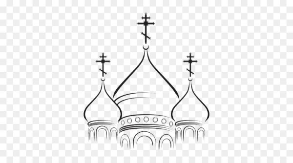 Силуэты православных храмов