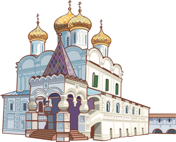 Силуэт православного храма