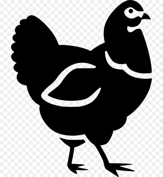 Курочка силуэт