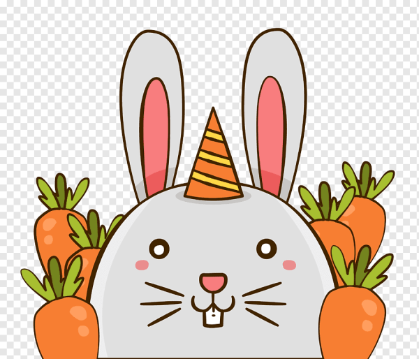 Кролик с морковкой