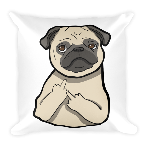 Мопс в профиль