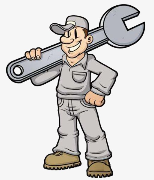 Автомеханик мультяшный