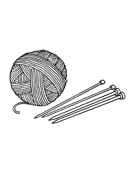 Клубочки и спицы