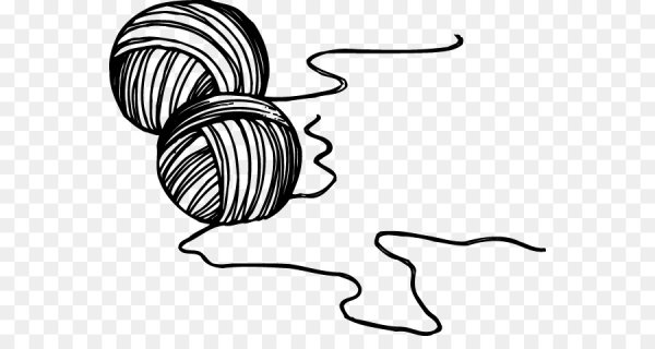 Векторный клубок ниток