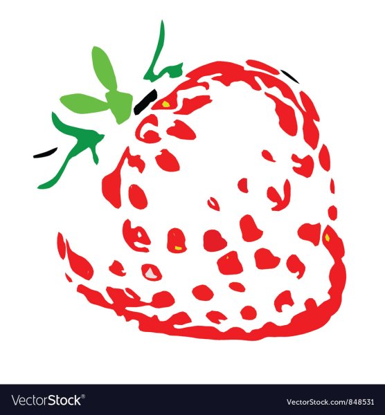 Стилизованная клубника