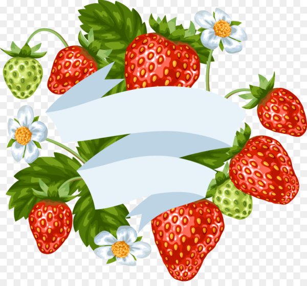 Клубника узор