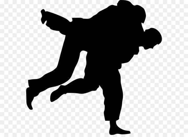 Самбо силуэты борцов