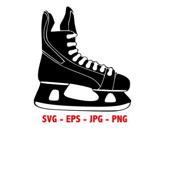 Хоккей коньки вектор