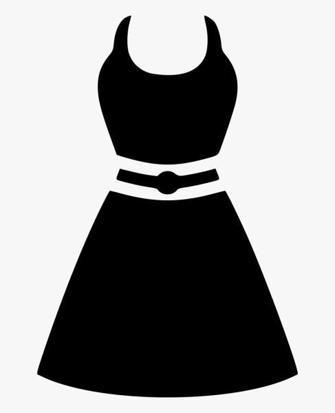 Значок женская одежда