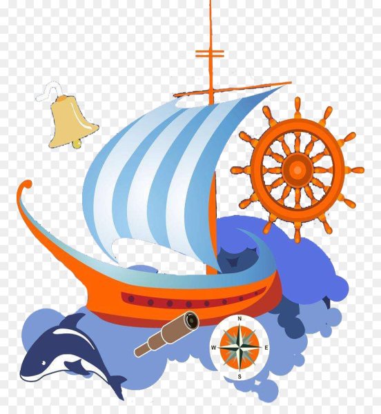 Корабль мультяшный