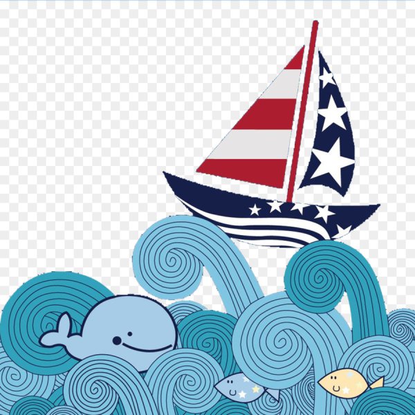 Кораблик без фона