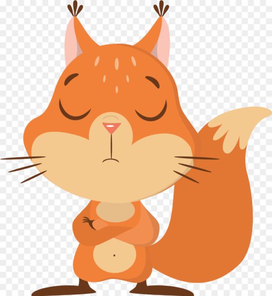 Белка мультяшная