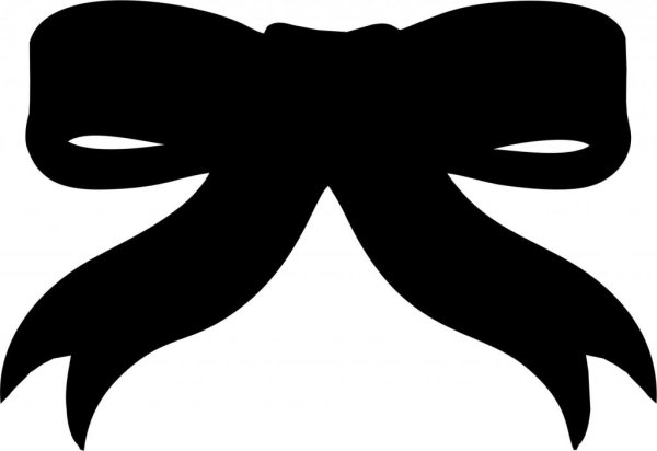 Черный бант