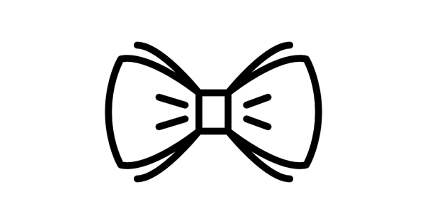 Бабочка мужская вектор