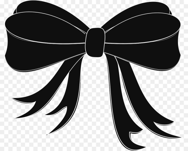 Бантик силуэт