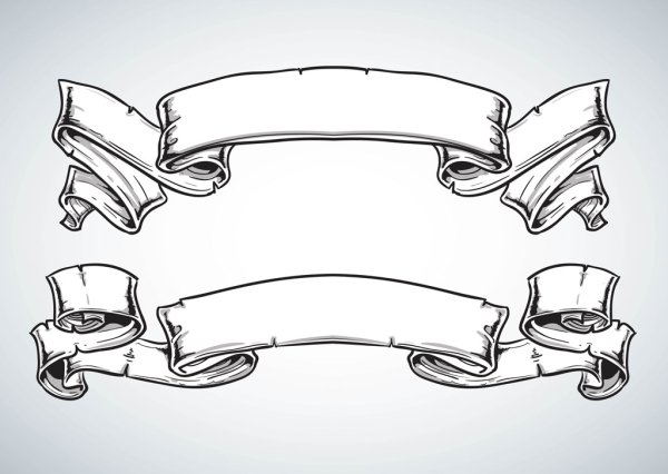Ленточка эскиз
