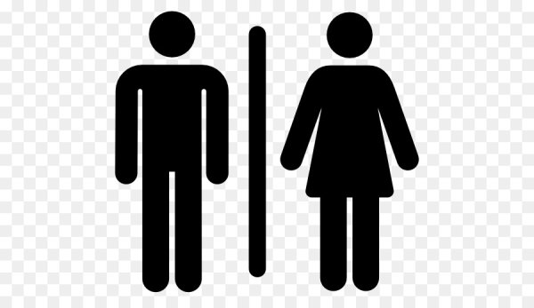 Векторный значок туалета