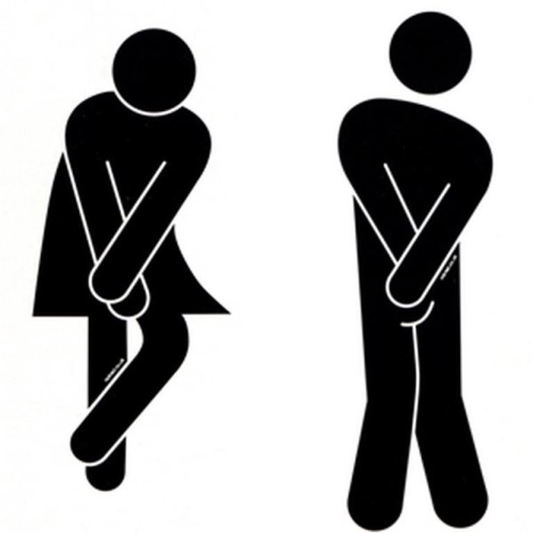 Табличка "туалет"