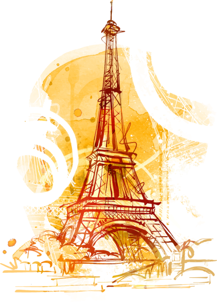 Эльфивая башня вектор