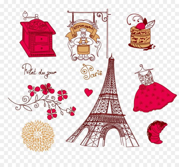 Векторный Париж