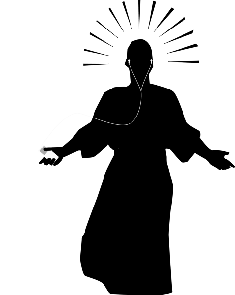 Иисус Христос силуэт