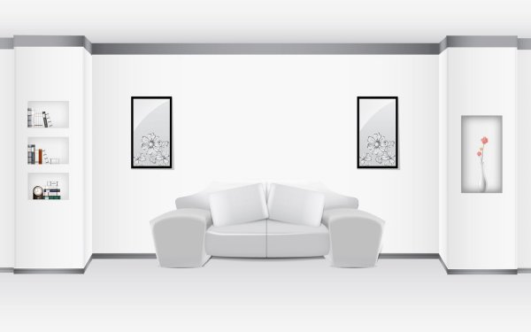 Векторные изображения интерьера