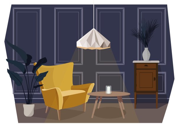 Векторный интерьер