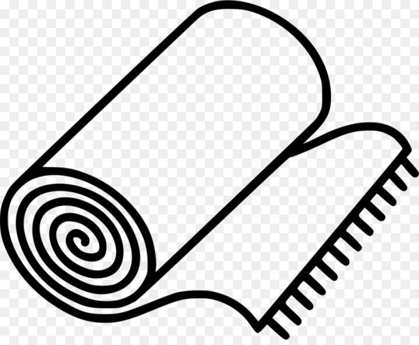 Рулон ткани черно белая