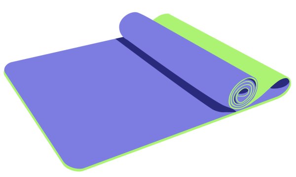 Коврик для йоги мокап