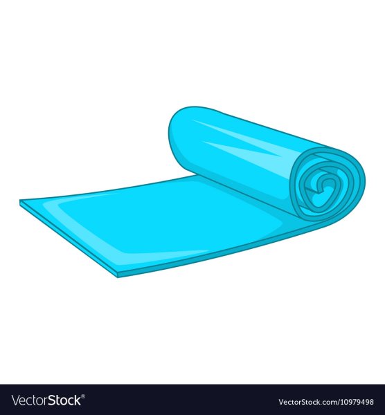 Коврик для йоги вектор