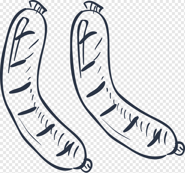 Нарисовать колбасу