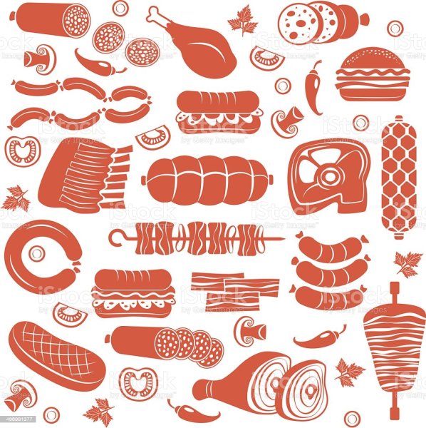 Нарисовать колбасу