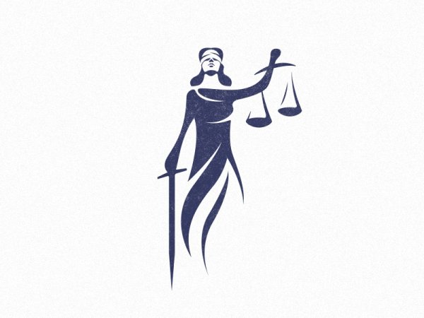 Фемида богиня правосудия в векторе