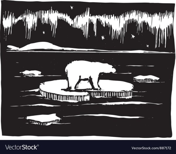 Север черно белая