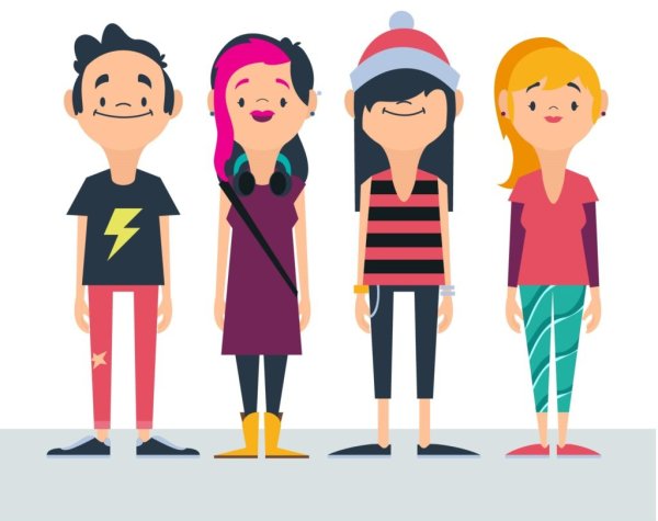 Векторные персонажи