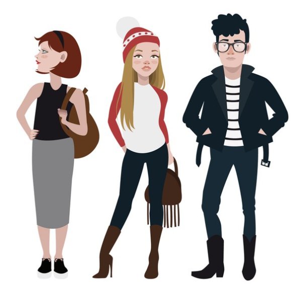 Стильные персонажи