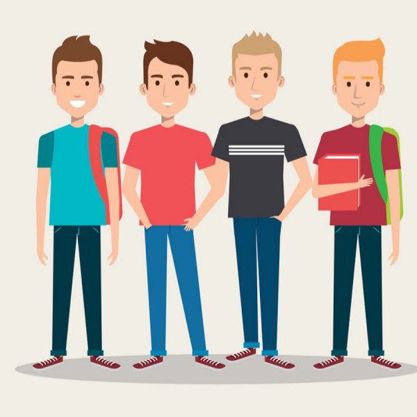 Подросток мультяшный