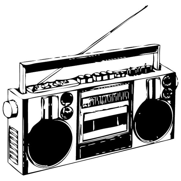Магнитофон 90-х вектор