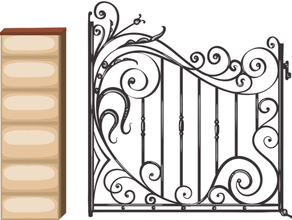 Орнамент кованых ворот