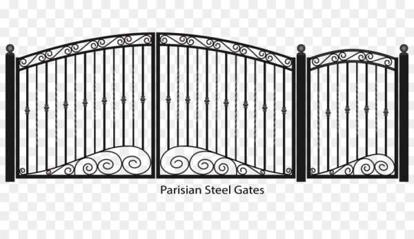 Ворота на прозрачном фоне