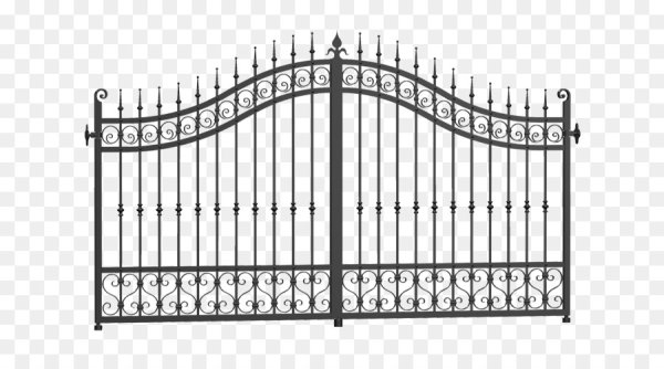 Ворота на белом фоне