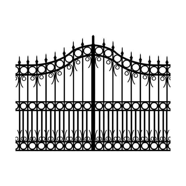Забор Готика силуэт