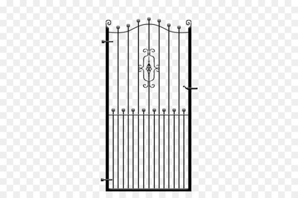 Половинка ворот на прозрачном фоне