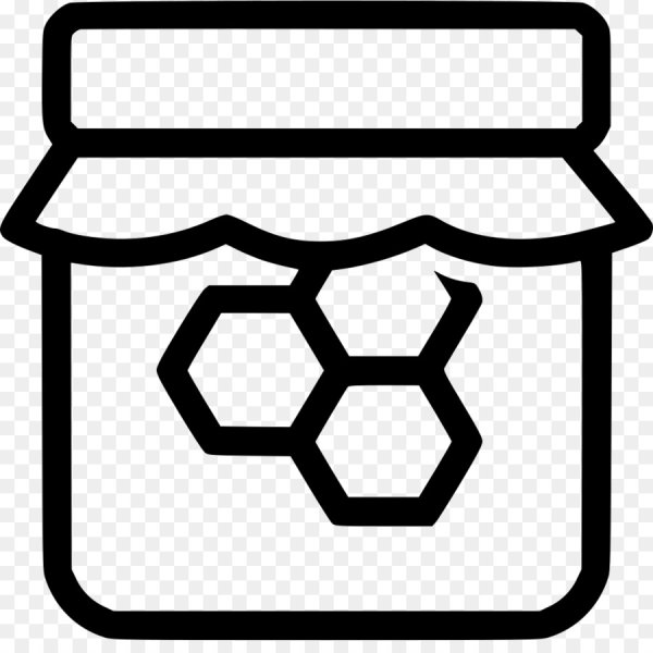 Банка с медом иконка
