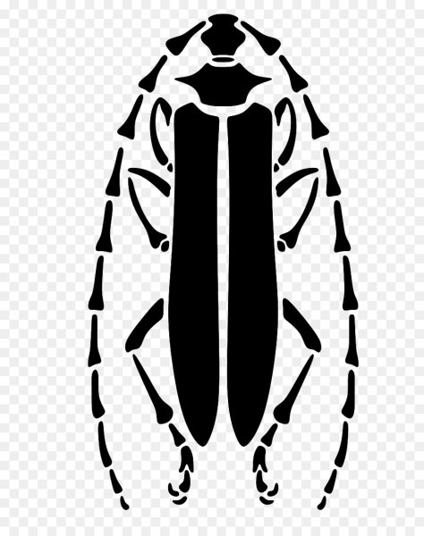 Трафареты насекомых для вырезания