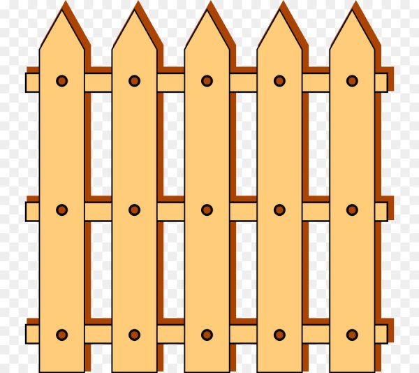 Забор нарисованный