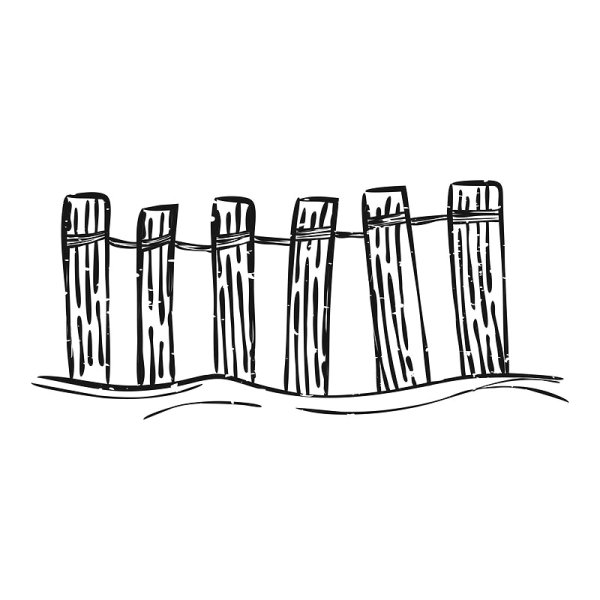 Забор для раскрашивания