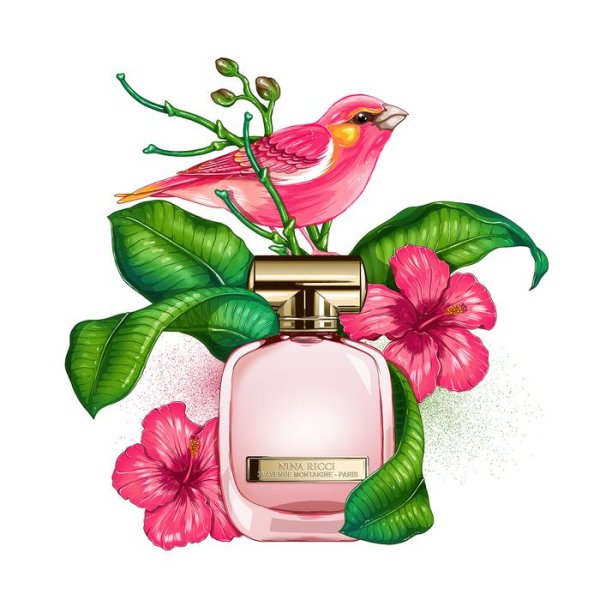 Парфюмерия акварелью и цветы
