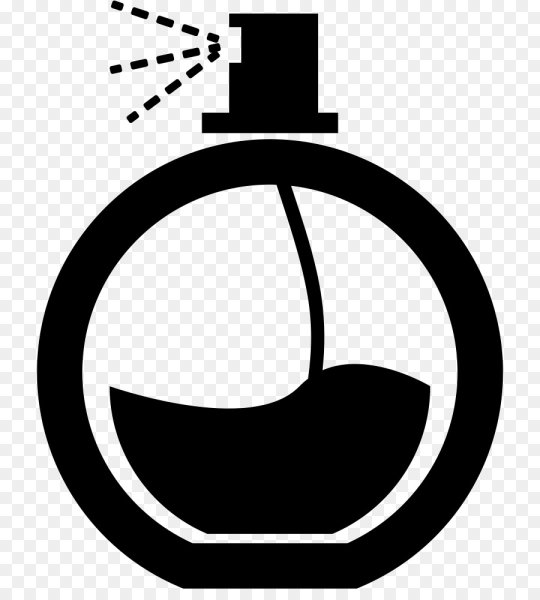 Силуэт флакона духов